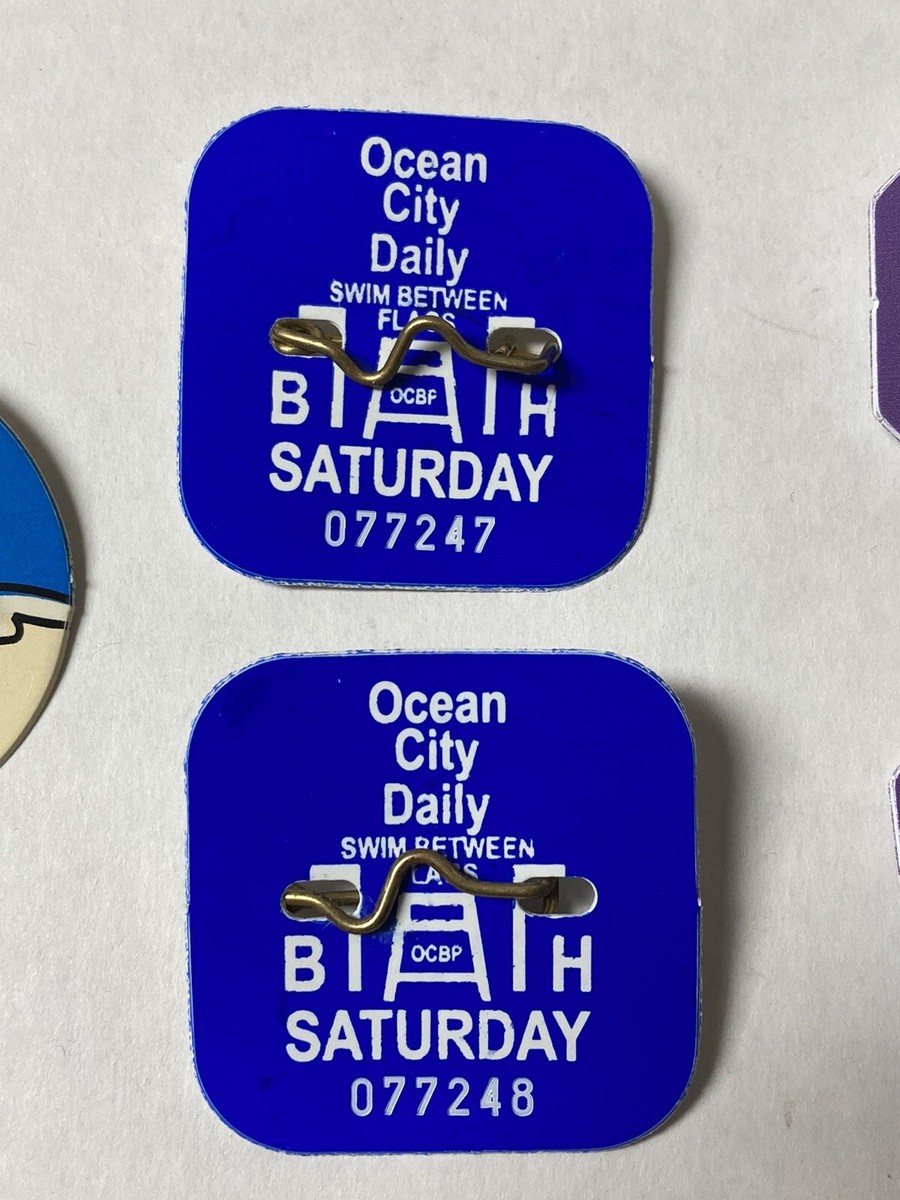 Beach Tag Ocean City NJ 2006 Seasonal - Shore Nice to Sea You & 4
