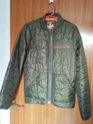 Superdry Mens Zip Up Air Corps Padded Liner Washed Khaki Light Jacket S
