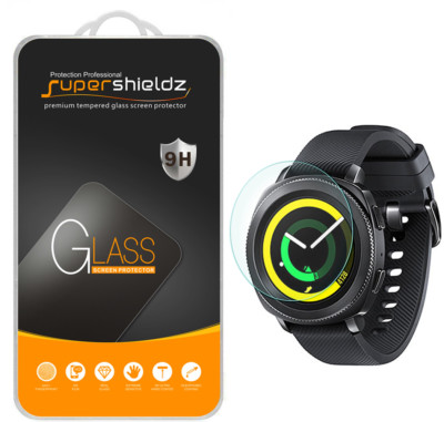 Supershieldz Tempered Glass Screen Protector Saver for Samsung Gear Sport