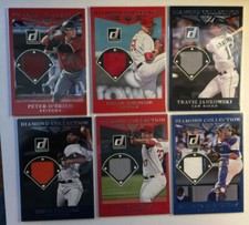 2017 Donruss Diamond Collection Jersey LOT/6 cards/Reyes/Contreras/Johnson/ HOT!