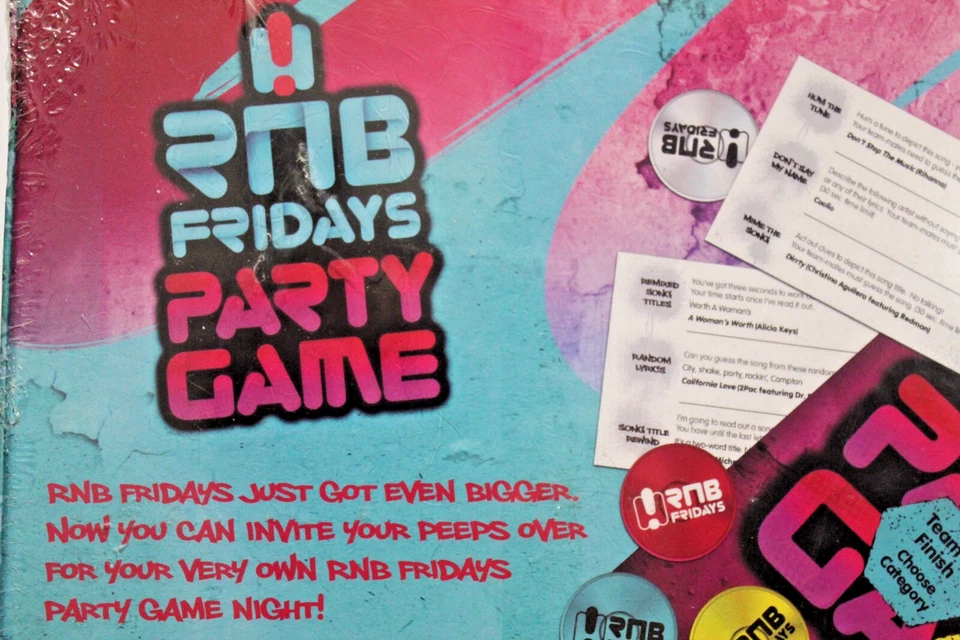 NEW RNB Fridays Party Game Board Ultimate Music Knowledge Battle Quiz x200 Cards - Image 3 of 4