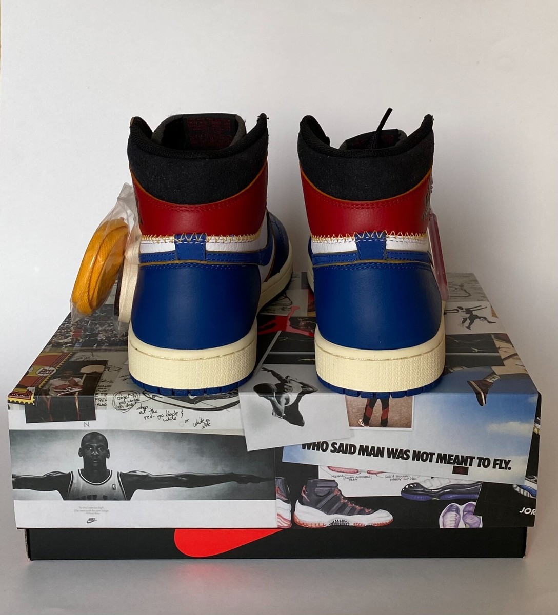 Jordan 1 Retro High Union Los Angeles Blue Toe SZ 9 **BRAND NEW