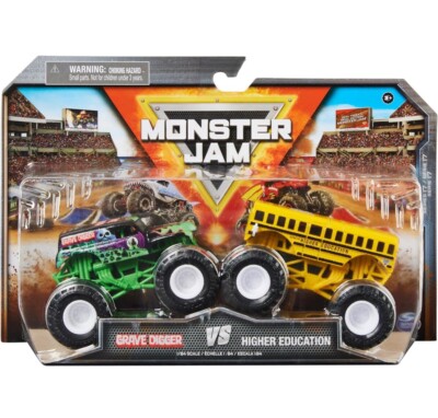 Spin Master Monster Jam ''HIGHER EDUCATION'' VS GRAVE DIGGER