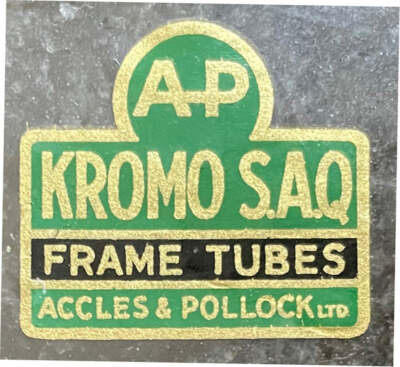 ACCLES & POLLOCK ''Kromo SAQ'' Schlauchübertragung