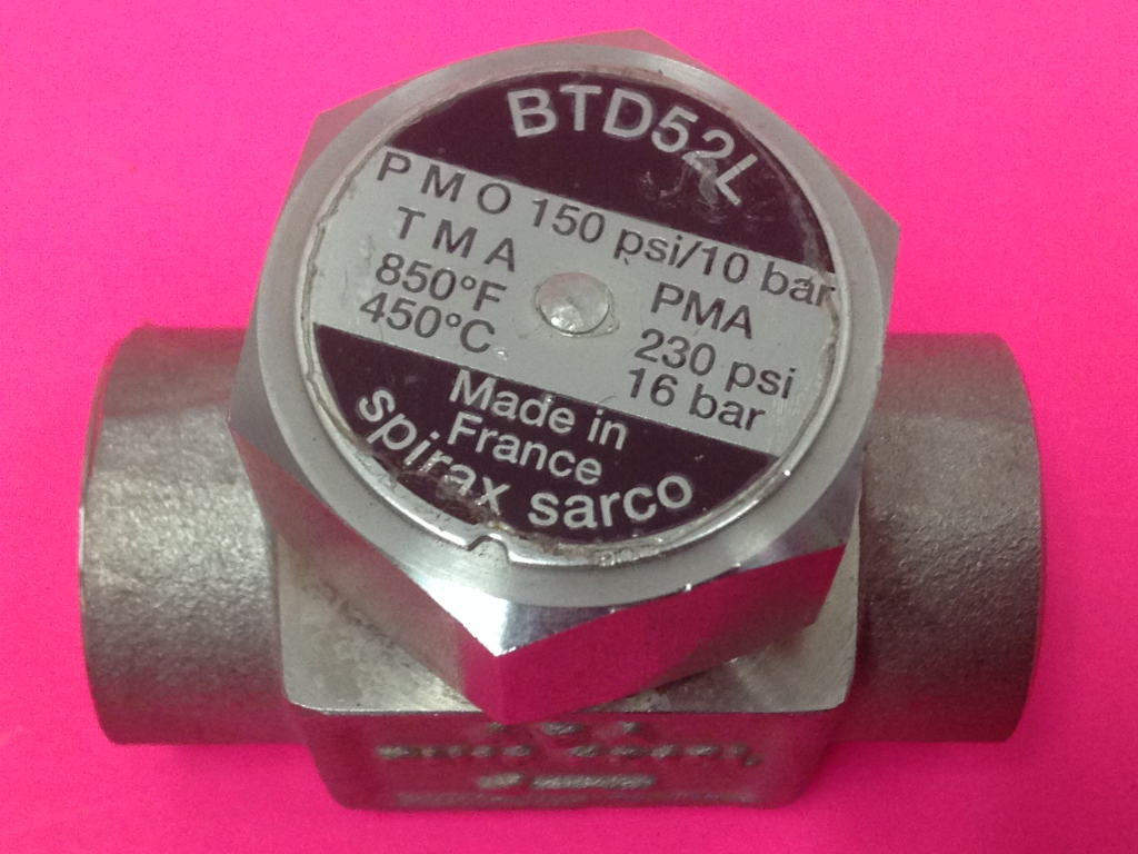 Spirax/Sarco - Part BTD52L - Thermodynamic Steam Trap - 1/2