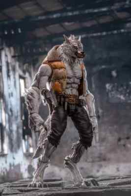 匠盟/maestro union ヴォルフ ウィリアム ウォルフ white. Maestro Union 1/12 Veteran William Werewolf White 6'' Action