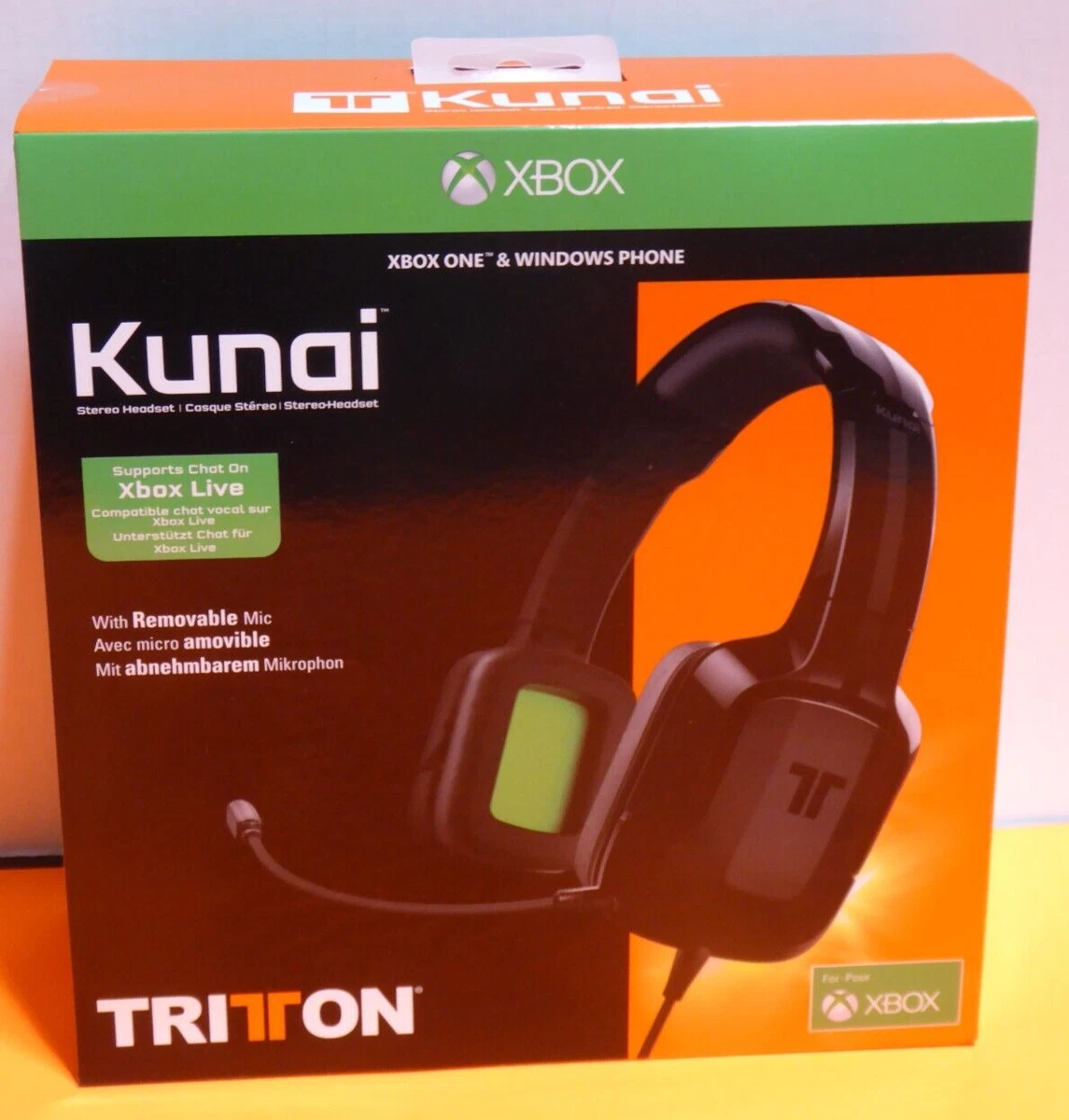 Tritton Kunai Stereo Headset Xbox One With Removeable Mic