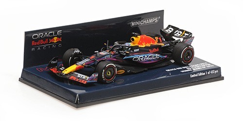 F1 Red Bull RB19 Verstappen Miami 1/43 miniature haut de gamme