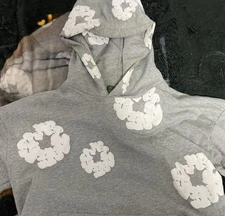 denim tears hoodie grey xl