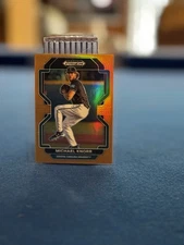 Michael Knorr 2022 Panini Prizm Draft Picks #PDP103 Neon Orange /50