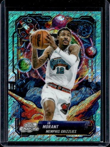 2025 Topps Cosmic Chrome Ja Morant Aqua Equinox Refractor (RAW)
