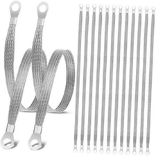 12 Pcs Ground Straps Automotive 20 Inch Universal Engine Ground Strap Kit with 