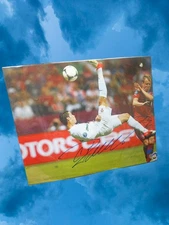HTF Cristiano Ronaldo Hand Signed 11x14 Photo SOCCER Portugal Autographed w COA