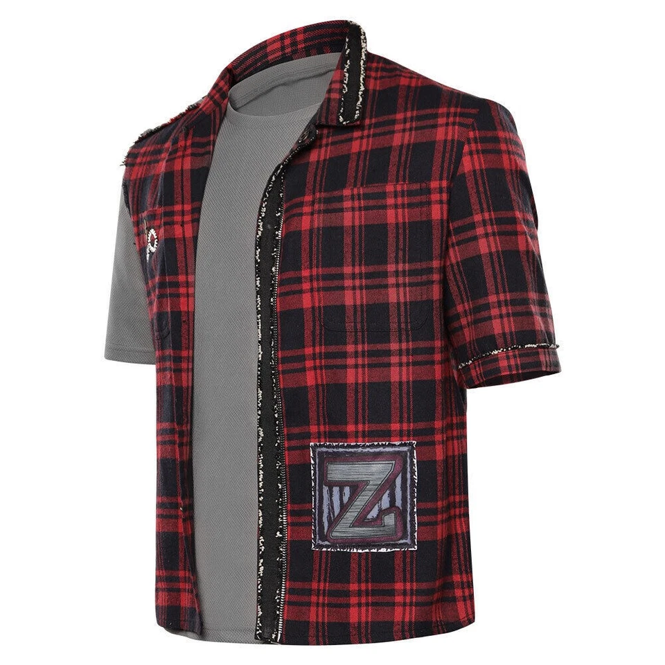 Zombiies 3 Zed Cosplay CostumeT-shirt Coat Halloween Zed Seabrook Football Top - Image 3 of 4