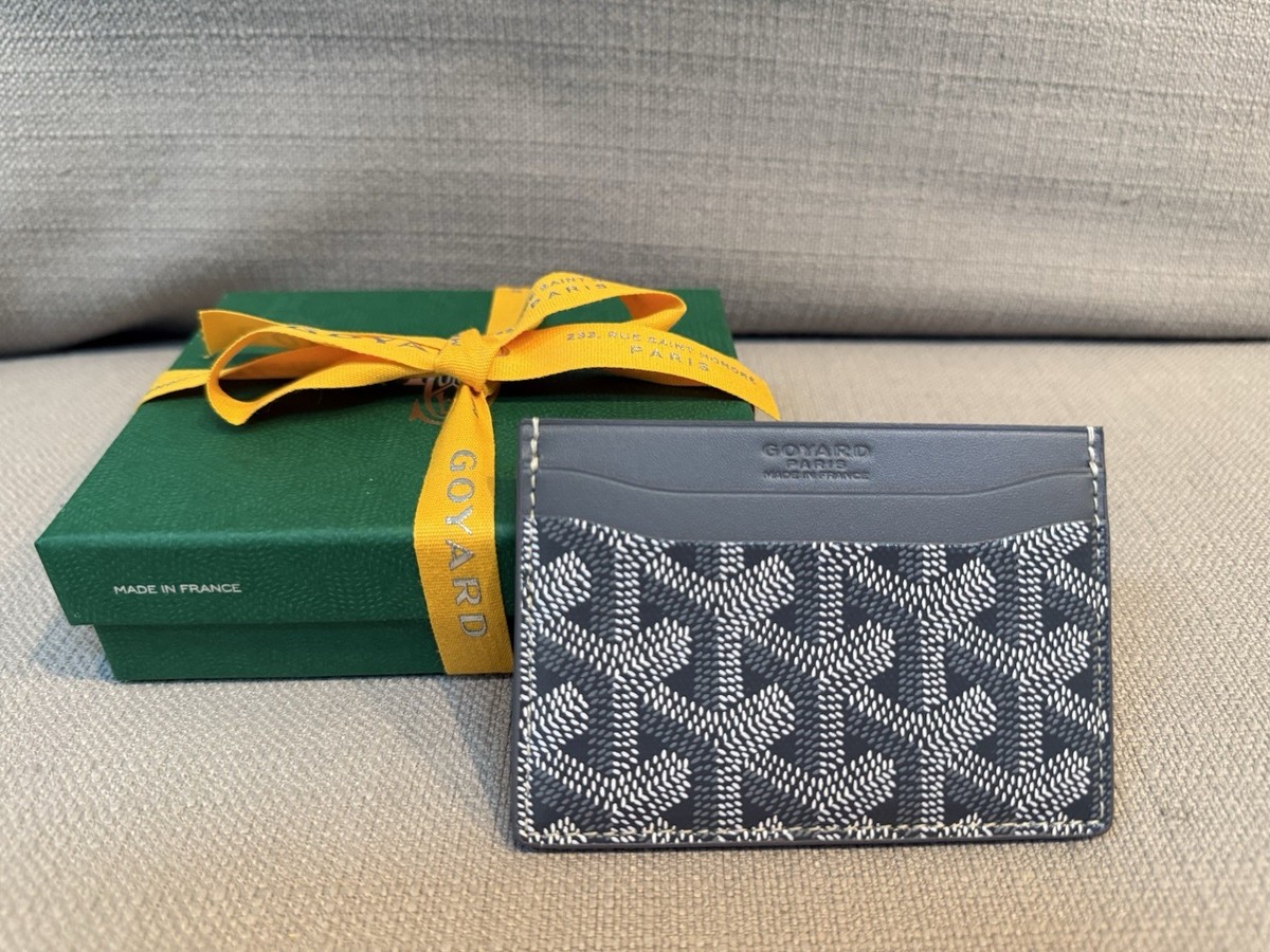 Goyard Saint Sulpice Gray Card Holder Authentic ( Xmas / New Year