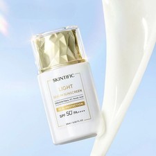 SKINTIFIC Light Serum Sunscreen SPF50 PA   25ml No White Cast Oil Skin