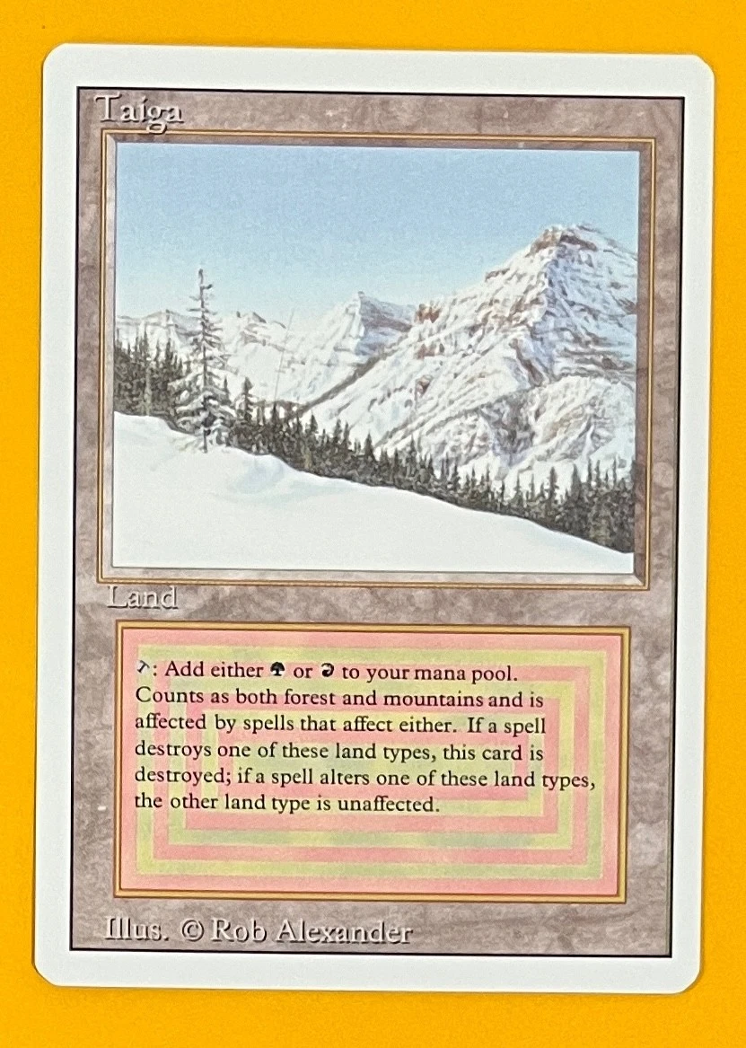 Taiga (Magic: The Gathering) Magic: The Gathering Revised Edition