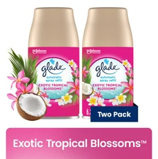 Glade Automatic Spray Refill, Air Freshener for Home and Bathroom, Exotic Tropic