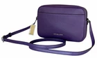 Michael Kors Jet Set Travel Large Camera Crossbody Leather Bag Dark Purple