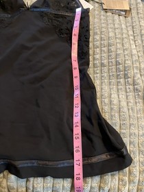 La Perla Limited edition UK 10 US XS/S babydoll Black adjustable tie back 
