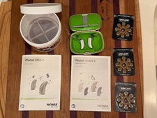 PHONAK - Audeo V90 312  Cross II Hearing Aids One Of Each w/batteries