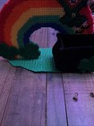 Saint Patrick's Day Leprechaun Hand Made Rainbow Vintage MCM 1980s Tissue Box — photo 4