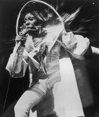 American singer musician Nona Hendryx performs with the R&B trio L- Old Photo