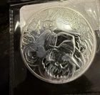 1 oz silver Halloween Round - Milk Spots