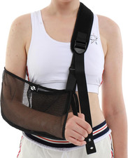 Mesh Arm Shoulder Sling - Medical Immobilizer for One Size, updated version 2