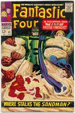 FANTASTIC FOUR #61 (1967)FINE+, 6.5! SANDMAN'S NEW POWERS! KIRBY ART!
