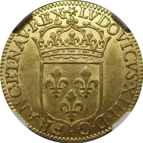 1642A France Ecu'or MS 61 NGC Gold Numismatics