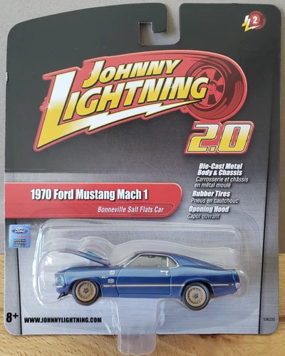 Johnny Lightning 1970 Ford Mustang Mach 1 Bonneville Salt Flats Car Diecast 1:64