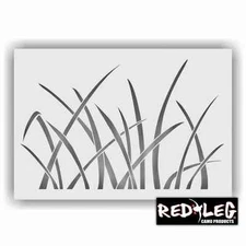 Redleg Camo ™ 826MARSH 18"X26" marsh grass duck boat camo stencil kit