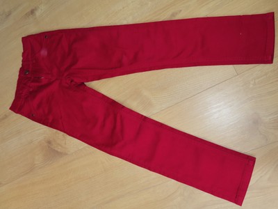 Twillhose Hose Gr. 140 schmal weinrot Jako-o *neu*