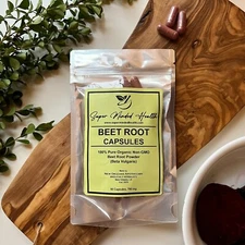 Beet Root Powder Capsules | Organic | Beta Vulgaris | 780mg