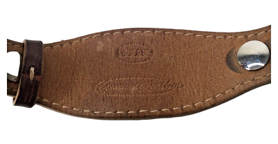 Fossil Quartz Watch JR-8180 Brown Leather Cuff Flowers Hawaii Habiscus Fossil Quartz Watch JR-8180 Brown Leather Cuff Flowers  main image 2