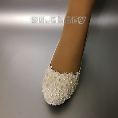 short wedding dress flat shoes Amazon.com | Dress First Women's Strap Wedding Flat Bridal Closed Toe Shoes  Low Heel Flats with Pearl