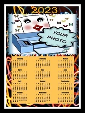 2025 CUSTOM MADE PHOTO CALENDAR MAGNET - YOUR PHOTO CHOICE - MAKES NICE GIFT!