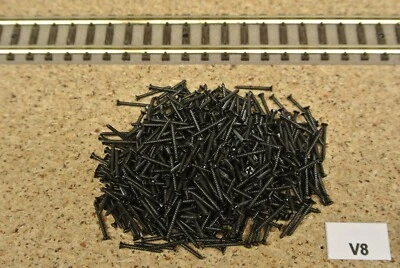 V8, Gleisschrauben KaModel für N FLEISCHMANN Bettungsgleisen, 100-500 Stück
