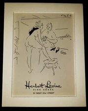 MARCEL VERTES 1895-1961 Original Ltd Edition Color Lithograph 1950 SIGNED Shoes!