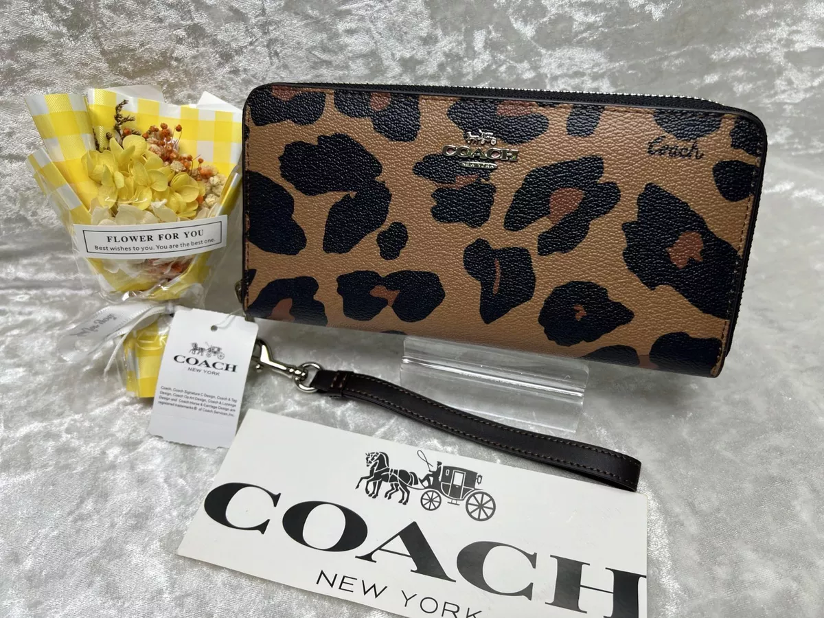 Leopard print coach purse outlet clearance