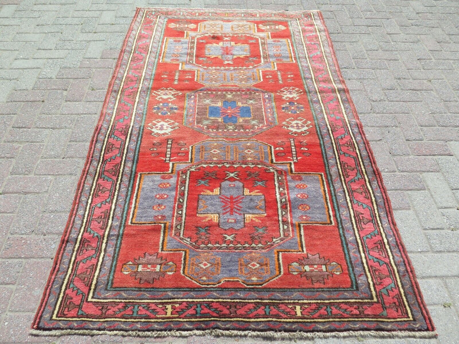 Turkish Rug, Carpet 5X7, Bedroom Rug, Entry Rug Tapis Teppiche 51"X86" Area Rugs
