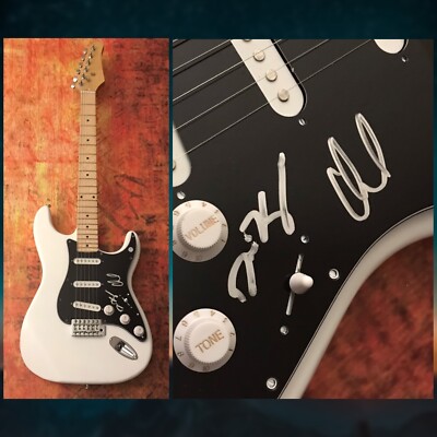 GFA David Draiman & Dan Donegan Disturbed Band Signiert Elektrisch Gitarre