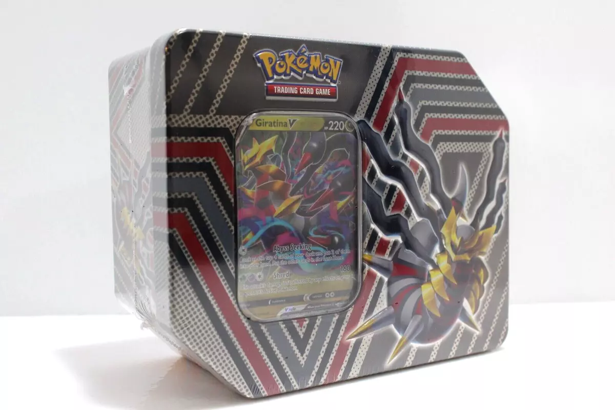 Pokemon TCG: GIRATINA V HIDDEN POTENTIAL TIN 5 Packs FACTORY