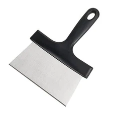 Stainless Steel Grill Griddle Scraper with Handle for Blackstone Grill Tool