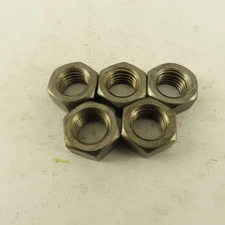 M18 x 2.5 Plain Zinc Metric Grade 8 Hex Nut Lot Of 5