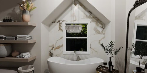 Quoizel QP6742 Starlight 4 Light 19"W Crystal Pendant - Black - Picture 9 of 9