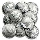 1 oz Silver Proof Round - North American Hunting/Fishing Club