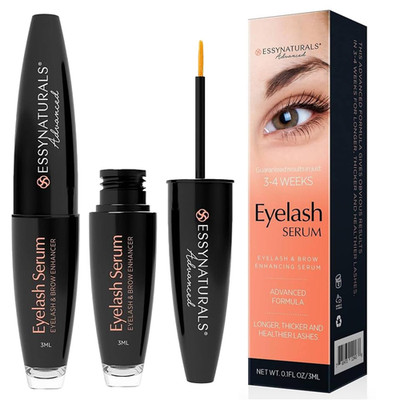 Essynaturals Eyelash Growth Serum, Premium Eyelash Serum, Lash Serum for Eyelash