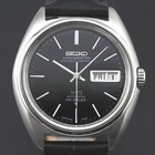 SERVICED VINTAGE KING SEIKO CHRONOMETER KS 5626-7060 BLACK MEN`S DAY DATE  WATCH